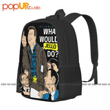 Punk Backpack Large Capacity Bookbag Softback Storage Bag Outdoor Running