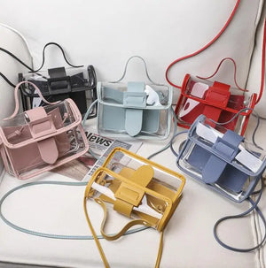 Jelly Bag Casual Crossbody Bags For Women Handbag Transparent Shoulder Bags