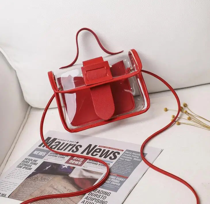 Jelly Bag Casual Crossbody Bags For Women Handbag Transparent Shoulder Bags
