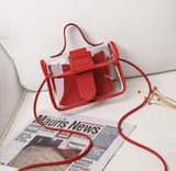 Jelly Bag Casual Crossbody Bags For Women Handbag Transparent Shoulder Bags