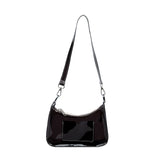 Transparent Jelly Shoulder Bag with Zipper for Street Strolling