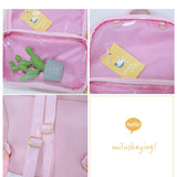 Jelly PVC Schoolbags Transparent Backpacks for Teenage Girls