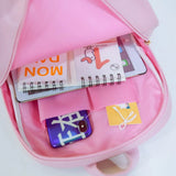 Jelly PVC Schoolbags Transparent Backpacks for Teenage Girls
