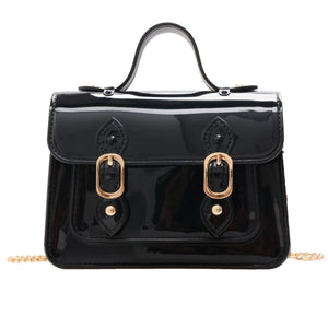 Jelly Vintage Chain Shoulder Bags for Women Casual Crossbody Bag