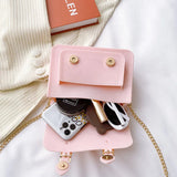 Jelly Vintage Chain Shoulder Bags for Women Casual Crossbody Bag