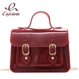 Jelly Vintage Chain Shoulder Bags for Women Casual Crossbody Bag