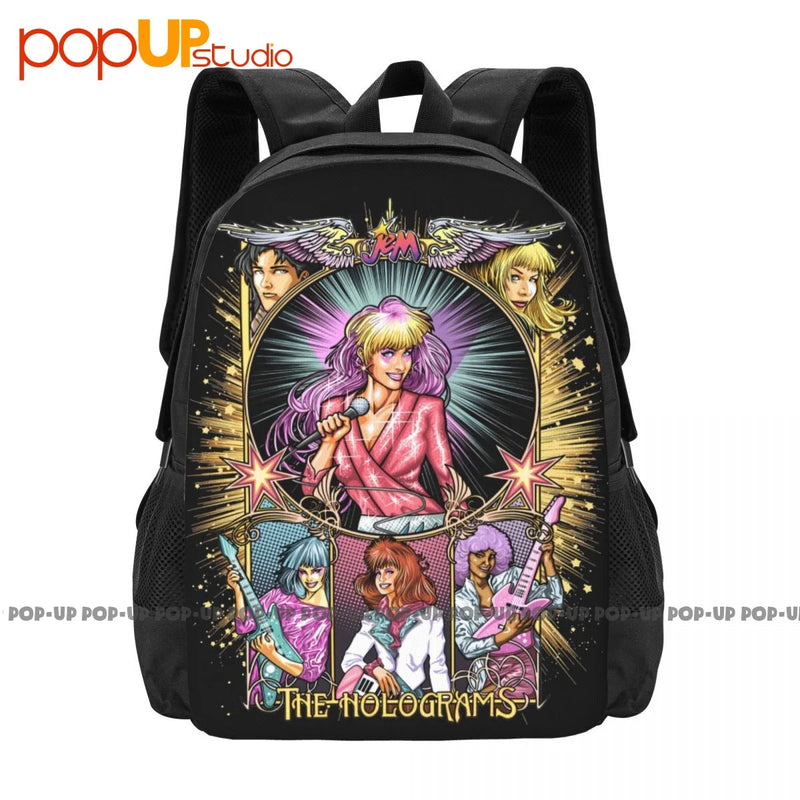 Jem&The Holograms 80'S Truly Outrageous Backpack