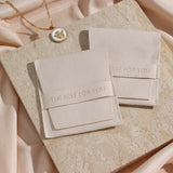 Superfine Fiber Logo Sack Jewelry Pouches 7x8cm