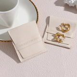 Superfine Fiber Logo Sack Jewelry Pouches 7x8cm