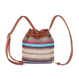 Straw Cross Body Bag Small Messenger Handbag for Women