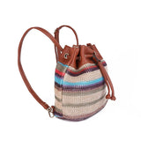 Straw Cross Body Bag Small Messenger Handbag for Women