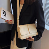 Flap Crossbody Bag Winter Trends Women PU Leather Shoulder Handbag
