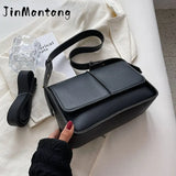 Flap Crossbody Bag Winter Trends Women PU Leather Shoulder Handbag