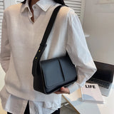 Flap Crossbody Bag Winter Trends Women PU Leather Shoulder Handbag
