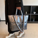 Large Tote Bag for Women High Capacity Solid Shoulder Bag Handbags