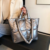 Large Tote Bag for Women High Capacity Solid Shoulder Bag Handbags