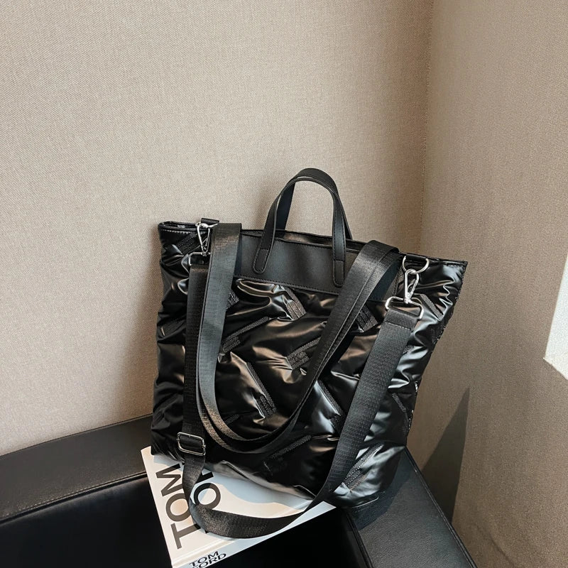 Winter Big Totes Bag for Women Shoulder Handbag