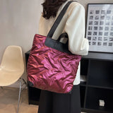 Winter Big Totes Bag for Women Shoulder Handbag
