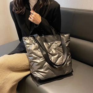 Winter Big Totes Bag for Women Shoulder Handbag