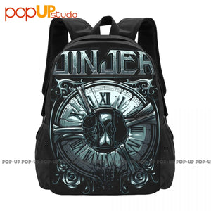 Jinjer-Captain-Clock Backpack Large Capacity Art Print Sports Bag