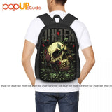 Jinjer Metal Rock Band Skull Large Capacity Travel Backpack