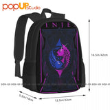Jinjer - Pisces Alive Backpack Large Capacity Beach Bag