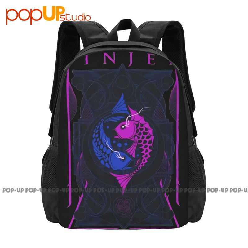Jinjer - Pisces Alive Backpack Large Capacity Beach Bag