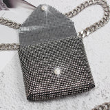 Jiomay Mini bag women's Evening Bag Mini Wallet Rhinestone