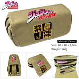 JoJo's Bizarre Adventure Canvas Pencil Case Travel Cosmetic Bag