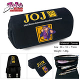 JoJo's Bizarre Adventure Canvas Pencil Case Travel Cosmetic Bag