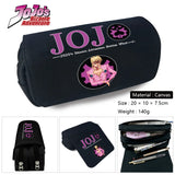 JoJo's Bizarre Adventure Canvas Pencil Case Travel Cosmetic Bag