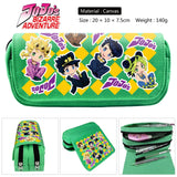 JoJo's Bizarre Adventure Canvas Pencil Case Travel Cosmetic Bag