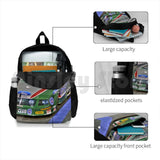 John Force Funny Car Outdoor Hiking Backpack Riding Climbing Sports Bag