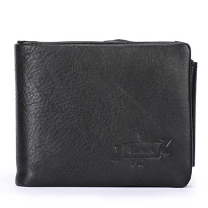 Vintage Solid Cowhide Men Wallet Multi-card Man Purse