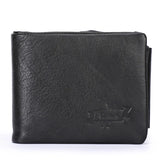Vintage Solid Cowhide Men Wallet Multi-card Man Purse