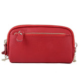 Leather Women Shoulder Bags Versatile Mobile Phone Chain Bag Large Clutch Wallet