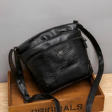 Soft Leather Shoulder Bag Women Large Capacity Crossbody Bags