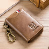Casual Leather Men Wallet Keys Rfid Anti Theft Business Key Holder Purse
