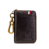 Casual Leather Men Wallet Keys Rfid Anti Theft Business Key Holder Purse