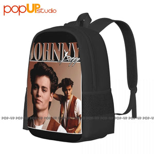 Johnny Depp 90'S Backpack Large Capacity Gym Art Print Shopping Bag