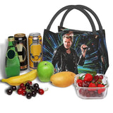 Johnny Hallyday Rock Lunch Bags Outdoor Picnic Singer French Reusable Cooler