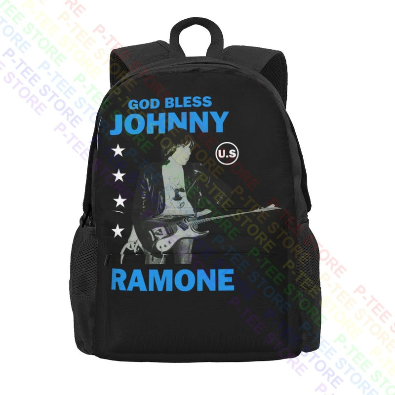 Johnny Ramone 2007 God Bless Backpack Gym Shopping Bag