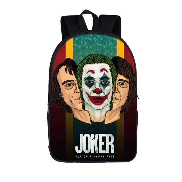Joker Be Reborn Backpack Joaquin Phoenix Men Women Rucksack