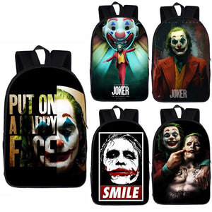 Joker Be Reborn Backpack Joaquin Phoenix Men Women Rucksack