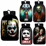 Joker Be Reborn Backpack Joaquin Phoenix Men Women Rucksack