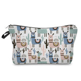 Llama Cosmetic Organizer Bag Make Up Printing Women Makeup Bag