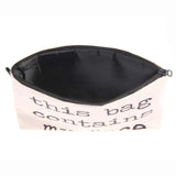 Cosmetic Bag Heat Transfer Printed Makeup Organizer