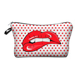 Printed Makeup Bag Organizer Pouch for Travel Cosmetic Bag