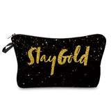 Printed Makeup Bag Organizer Pouch for Travel Cosmetic Bag