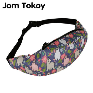Colorful Waist Bag For Men Fanny Packs Style Belt Bag Alpaca Women Waist Pack